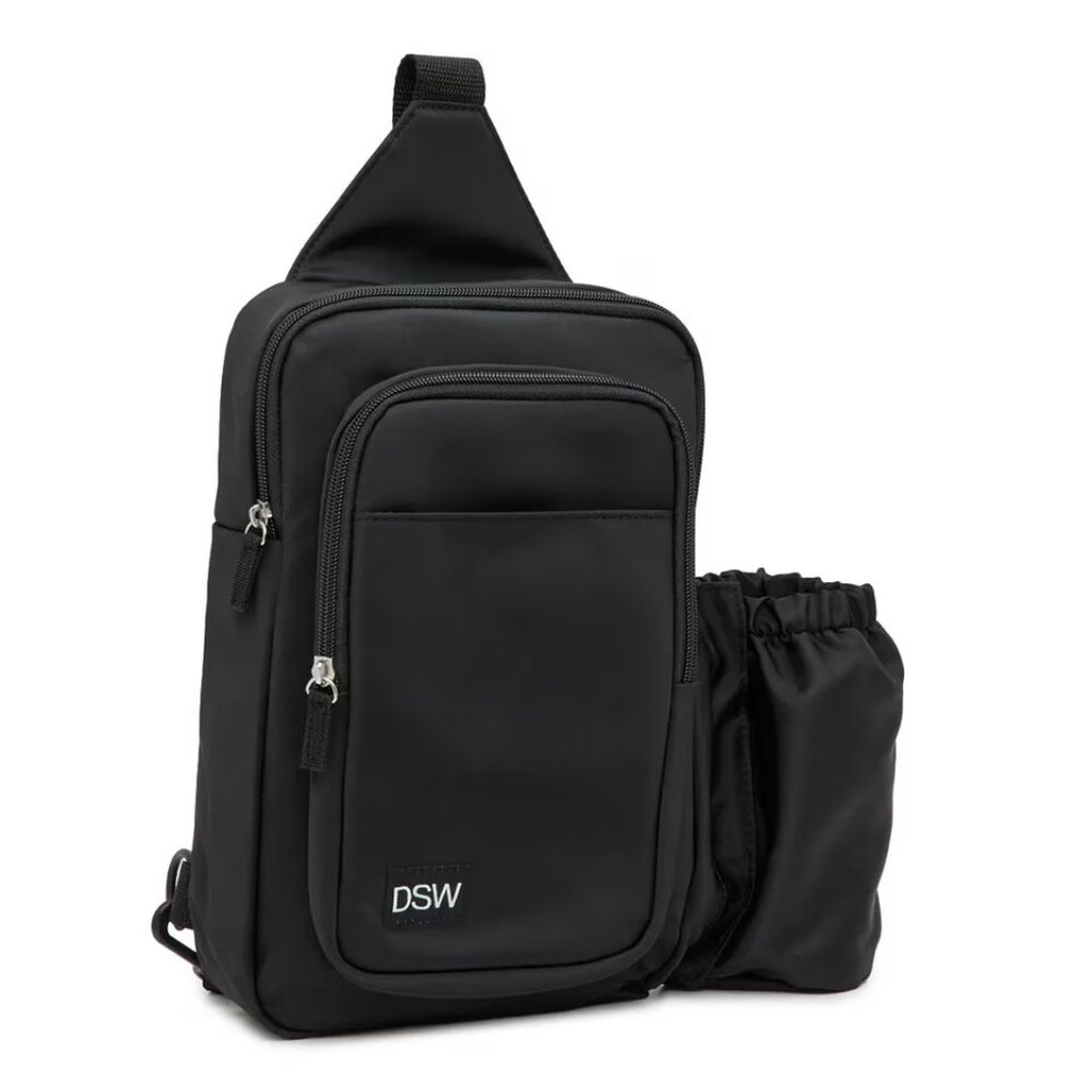 New DSW Black Sling Bag